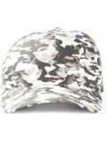 abstract bust print cap