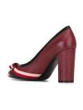stripe detail pumps 