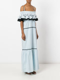 ruffle maxi dress