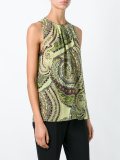 paisley print tank top