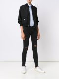 distressed skinny jeans