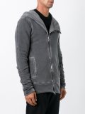 off-centre zipped hoodie