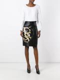 Dancing Wolves pencil skirt