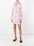 stars print shift dress
