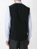 sleeveless arrow-detailed sweater