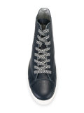 lace-up hi-top sneakers