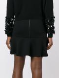 peplum mini skirt