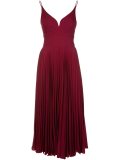 pleated cami dress