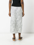 asymmetric midi skirt