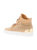 double strap hi-top sneakers 