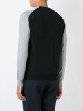 contrast sleeve sweatshirt