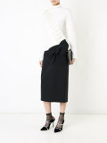 ribbed trim jumper 