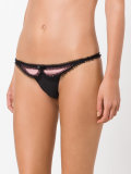 lace detail thong