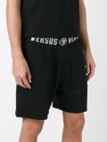 logo waistband track shorts 