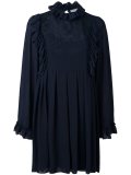 floral embroidered ruffle dress