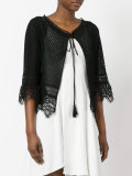 knitted lace cape