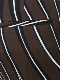 Trellis print trousers