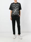 zebra print T-shirt