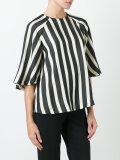 striped raglan blouse 