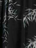 leaf print maxi skirt