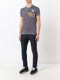 logo patch print T-shirt