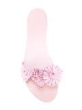 flower applique sandals