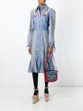 smoking lips beaded shirt dress