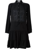 rear lace panel dress
