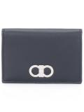 double Gancio bifold cardholder