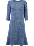 ribbed tricot dress