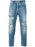 distressed jeans