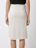 knitted midi skirt