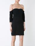 strapless linen crush dress