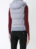 padded hooded gilet