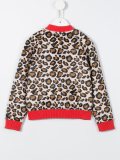 leopard print bomber jacket