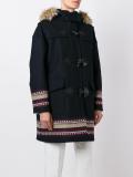 hooded duffle coat