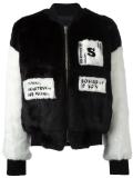 fur effect bomber jacket