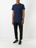 vertical stripe T-shirt