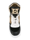 metallic detail hi-tops