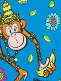 monkey print dress