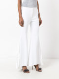 flared tailored trousers