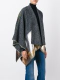 metallic poncho