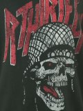 skull print distressed sweatshirt