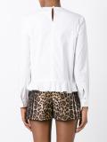 ruffled hem blouse