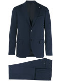 two piece slim-cut suit