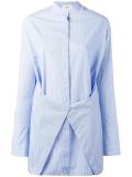 band collar shirt 