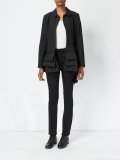 draped flared jacket