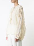 lace panel blouse 