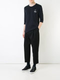 flower long T-shirt 