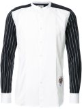 pleated front shirt